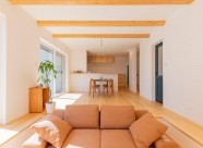 段下がりリビングで遊び心のある住まい